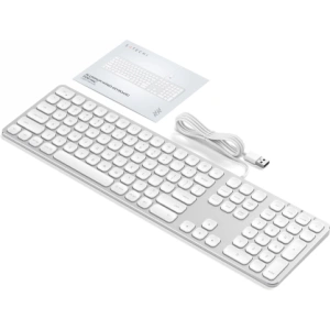 Hurtownia GSM - Klávesnice Satechi hliníková drátová klávesnice s numerickou klávesnicí USB-A (stříbrná) - STH89 - {ean13} - Hurt