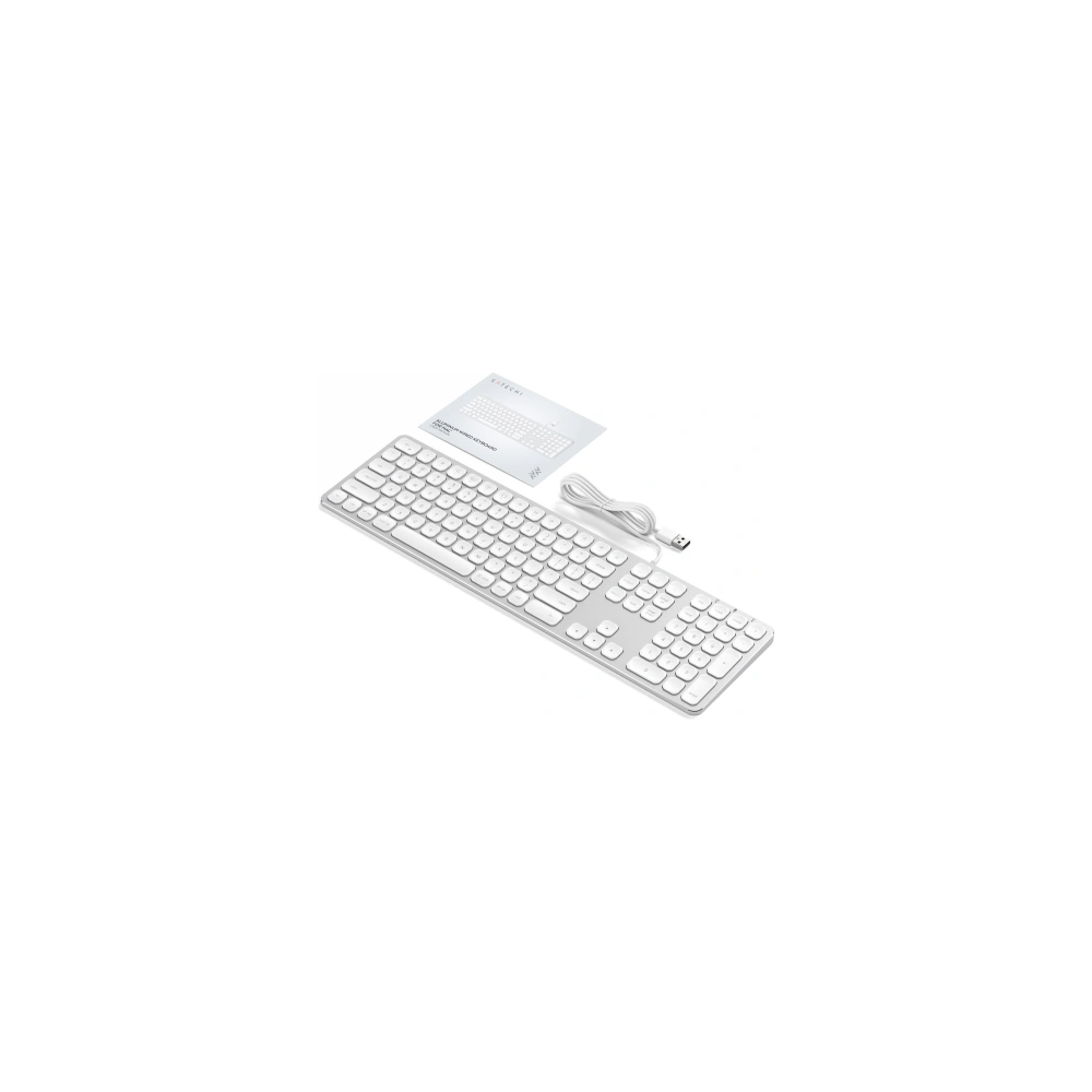 Hurtownia GSM - Klávesnice Satechi hliníková drátová klávesnice s numerickou klávesnicí USB-A (stříbrná) - STH89 - {ean13} - Hurt