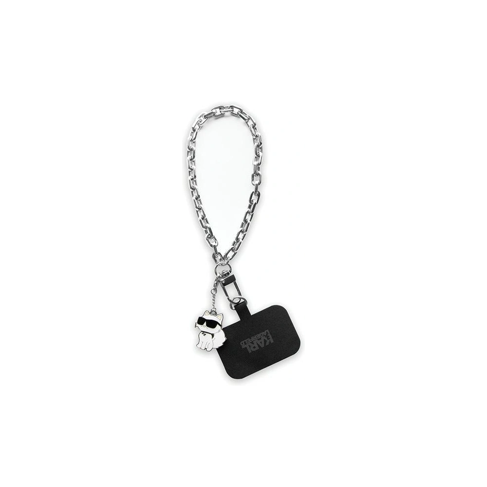 Hurtownia GSM - Pasek Karl Lagerfeld KLUCHCSKPK Universal Hand Strap Choupette srebrny - KLD1614 - {ean13} - Hurt