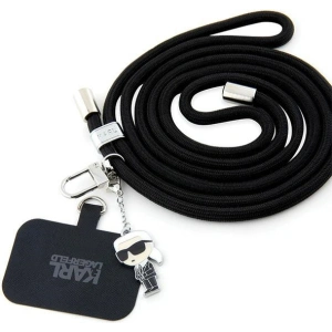 Pasek Karl Lagerfeld KLUCNMSCKIK Universal CBDY Cord czarny