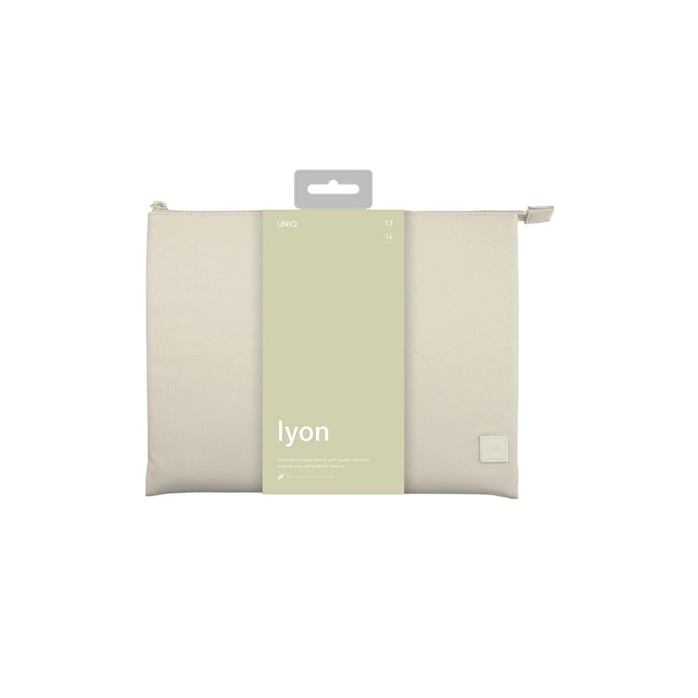 Hurtownia GSM - Etui UNIQ Lyon na laptop 14 palců Vodotěsné RPET béžové - UNIQ915 - {ean13} - Hurt
