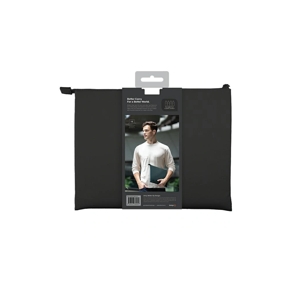 Hurtownia GSM - Etui UNIQ Lyon na laptop 14 palců Voděodolné RPET černé - UNIQ916 - {ean13} - Hurt