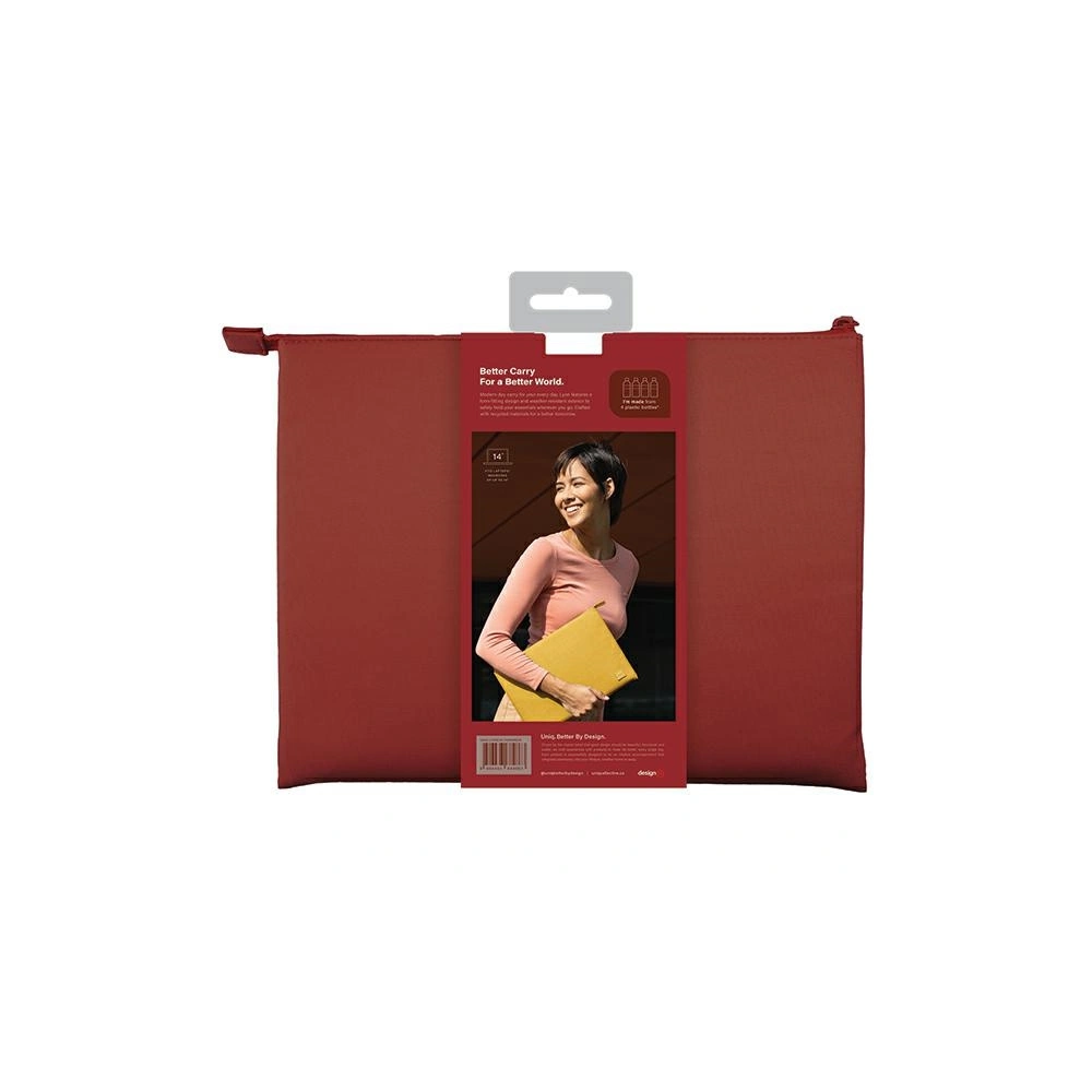 Hurtownia GSM - Etui UNIQ Lyon laptop Sleeve 14 cali Waterproof RPET czerwony - UNIQ917 - {ean13} - Hurt