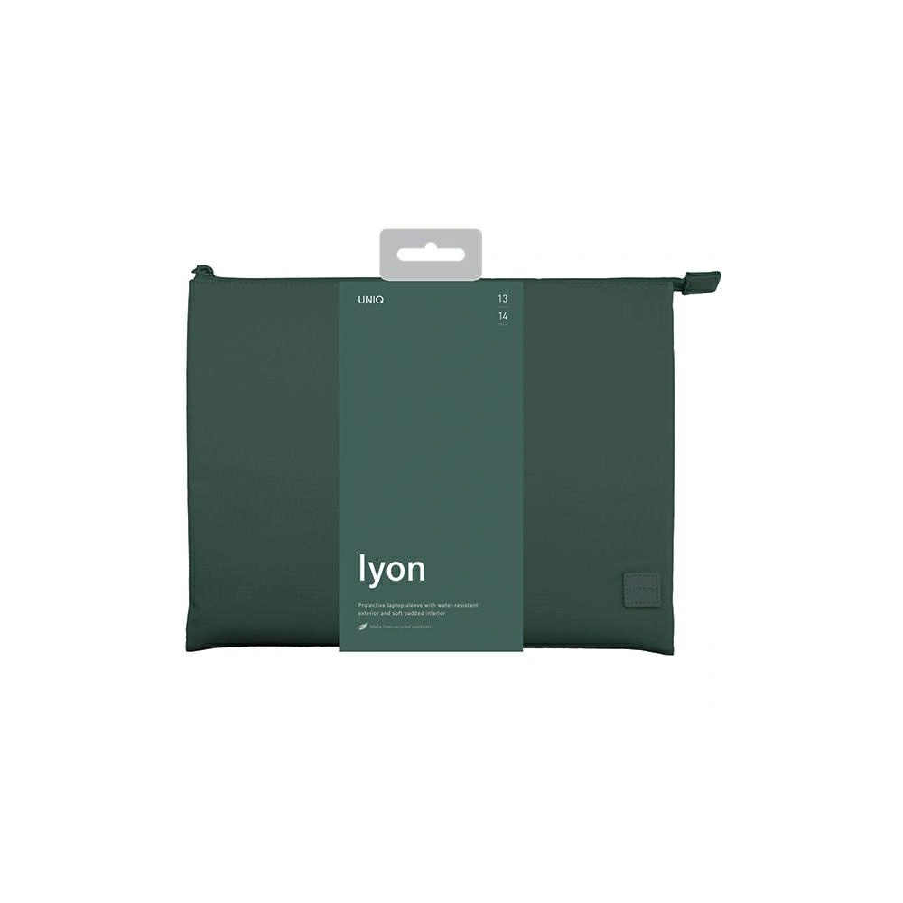 Hurtownia GSM - Etui UNIQ Lyon laptop Sleeve 14 cali Waterproof RPET zielony - UNIQ918 - {ean13} - Hurt