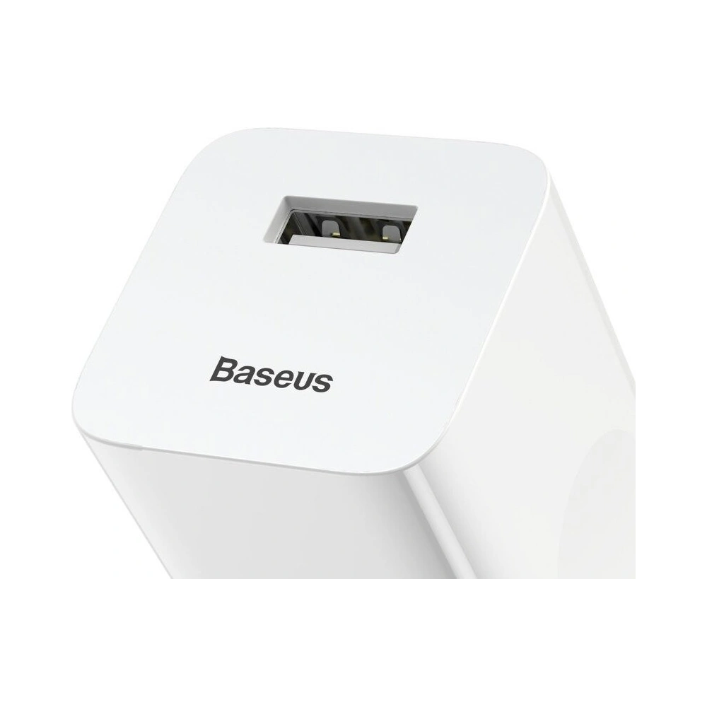 Hurtownia GSM - Síťová nabíječka Baseus Rychlá nabíječka USB 3.0 - bílá - BSU162WHT - {ean13} - Hurt