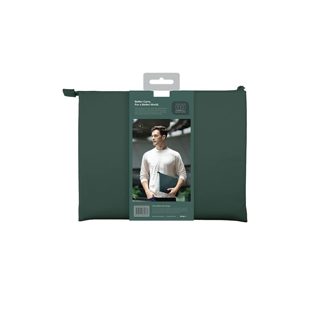 Hurtownia GSM - Etui UNIQ Lyon laptop Sleeve 14 cali Waterproof RPET zielony - UNIQ918 - {ean13} - Hurt