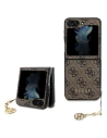 Etui Guess GUHCZF5GF4GBR Samsung Galaxy Z Flip 5 hardcase 4G Charms Collection hnědý