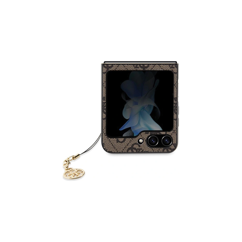 Hurtownia GSM - Etui Guess GUHCZF5GF4GBR Samsung Galaxy Z Flip 5 kemény tok 4G Charms Collection barna - GUE2704 - {ean13} - Hurt