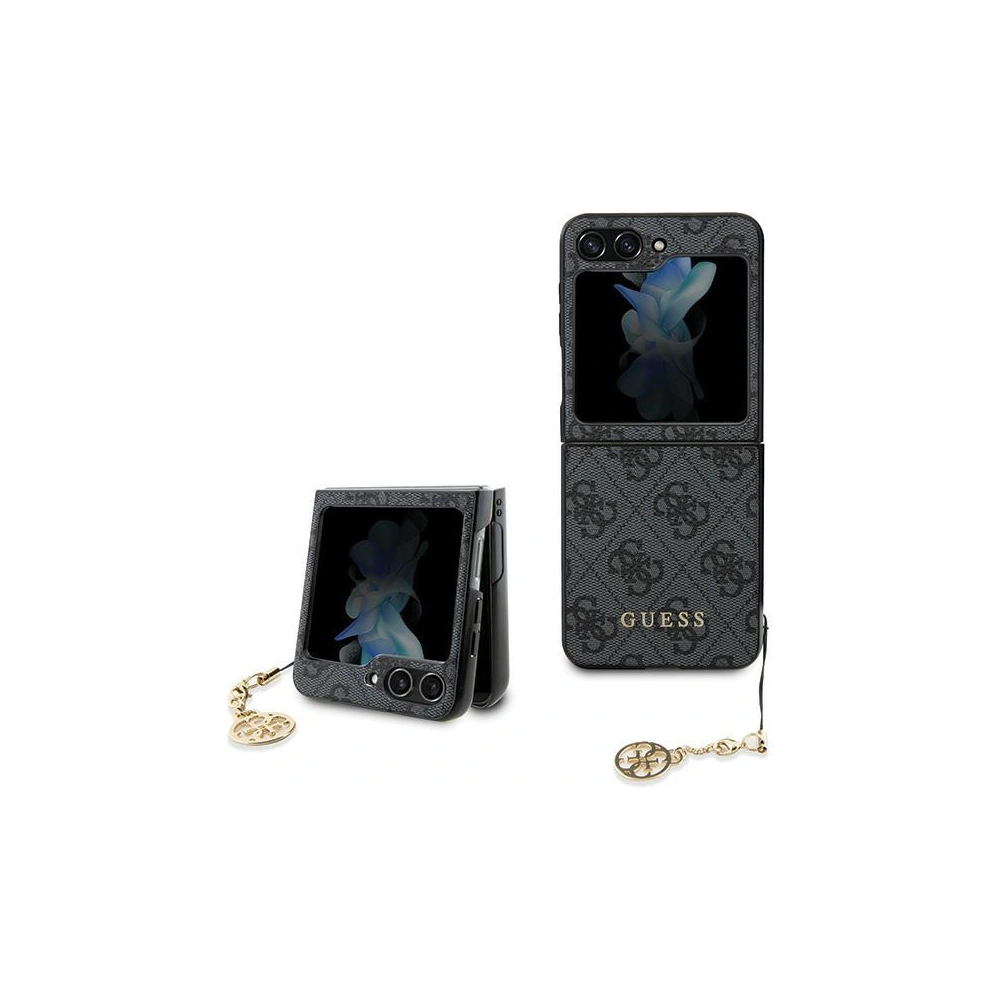 Hurtownia GSM - Etui Guess GUHCZF5GF4GGR Samsung Galaxy Z Flip 5 hardcase 4G Charms Collection šedá - GUE2705 - {ean13} - Hurt