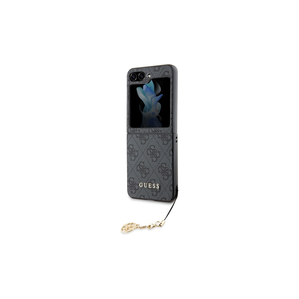 Hurtownia GSM - Etui Guess GUHCZF5GF4GGR Samsung Galaxy Z Flip 5 hardcase 4G Charms Collection šedá - GUE2705 - {ean13} - Hurt