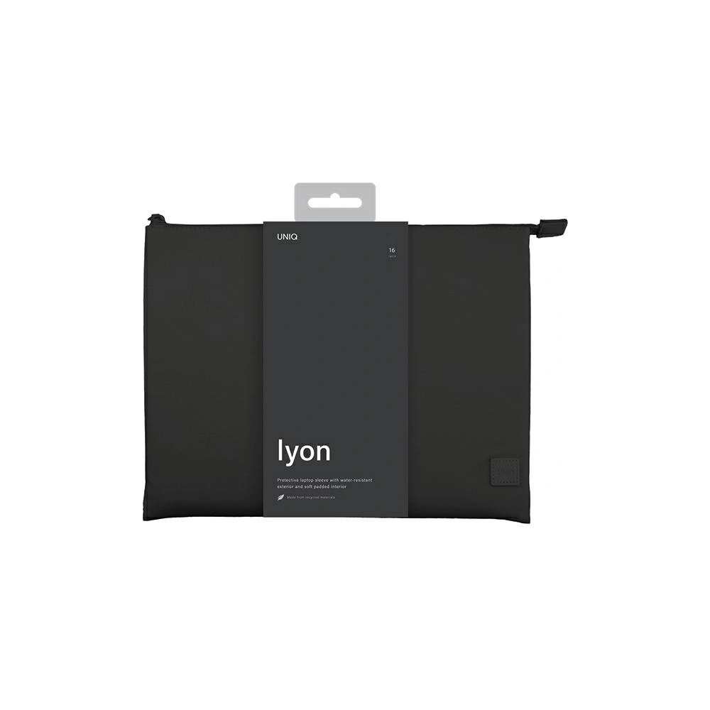 Hurtownia GSM - Etui UNIQ Lyon laptop Sleeve 16 cali Waterproof RPET czarny - UNIQ920 - {ean13} - Hurt