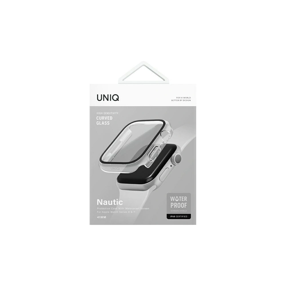 Hurtownia GSM - Etui UNIQ Nautic Apple Watch Series 4/5/6/7/8/9/SE 44/45mm průhledný - UNIQ921 - {ean13} - Hurt