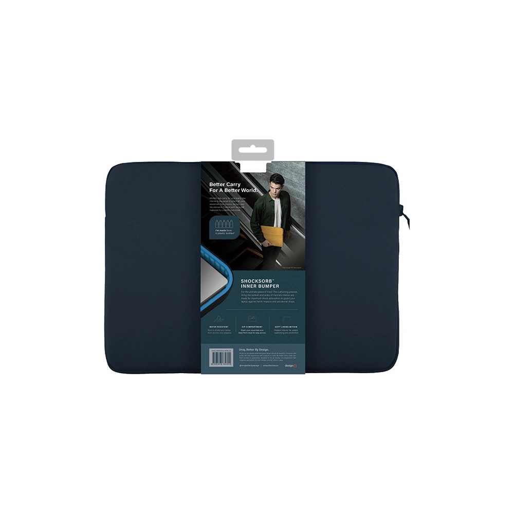 Hurtownia GSM - Etui UNIQ Vienna Laptop Sleeve 14 Zoll Wasserdicht RPET Blau/Indigo Blau - UNIQ926 - {ean13} - Hurt