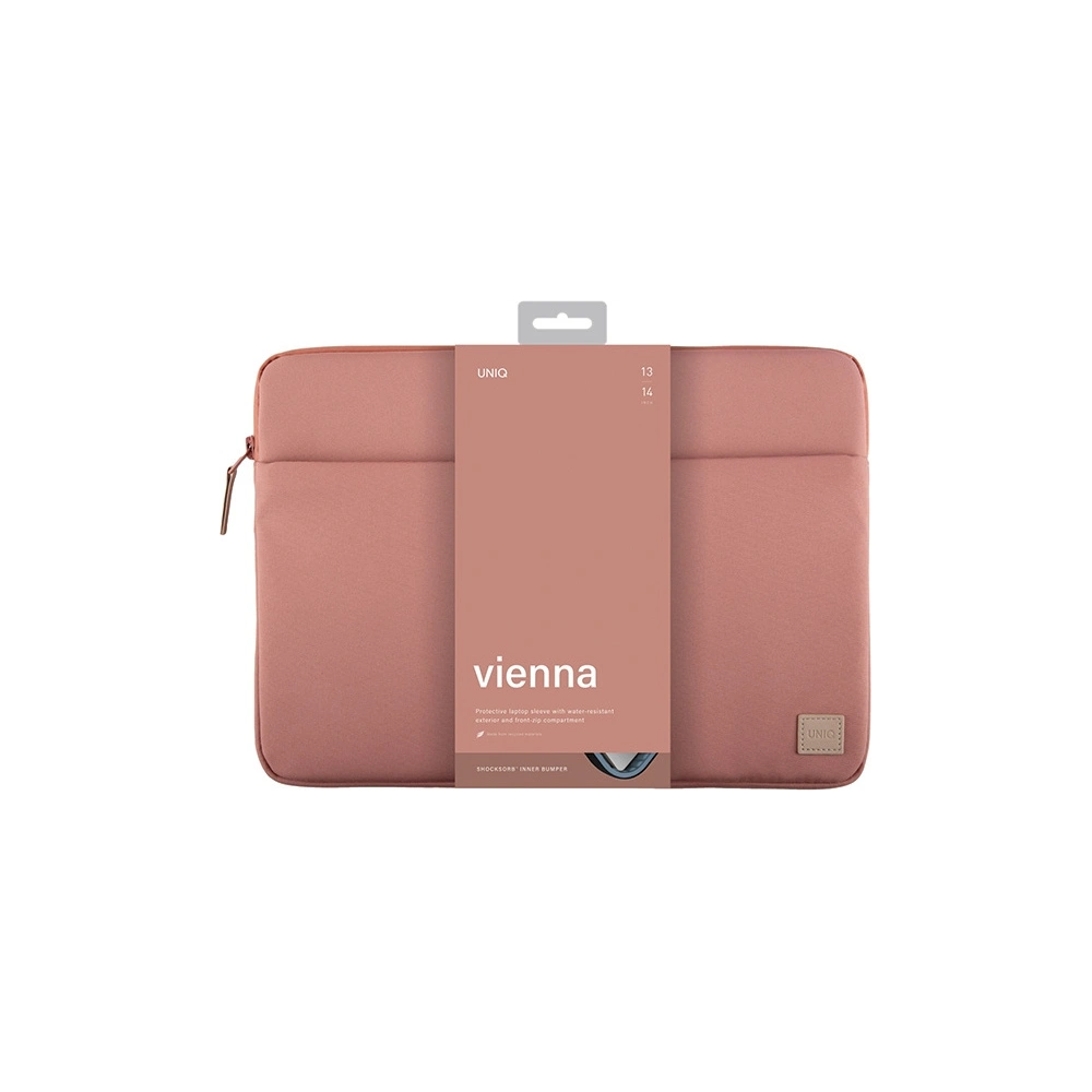 Hurtownia GSM - Etui UNIQ Vienna laptop Sleeve 14 cali Waterproof RPET różowy/peach pink - UNIQ927 - {ean13} - Hurt