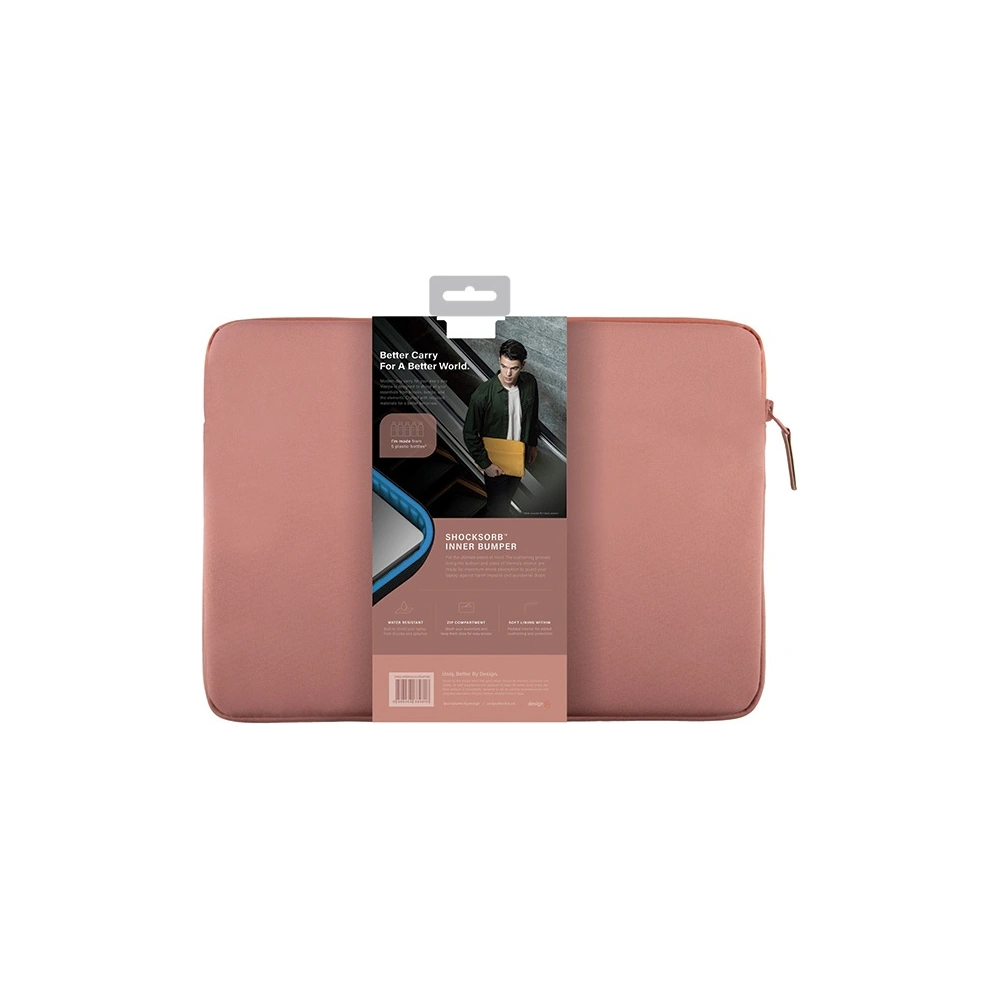 Hurtownia GSM - Etui UNIQ Vienna laptop Sleeve 14 cali Waterproof RPET różowy/peach pink - UNIQ927 - {ean13} - Hurt