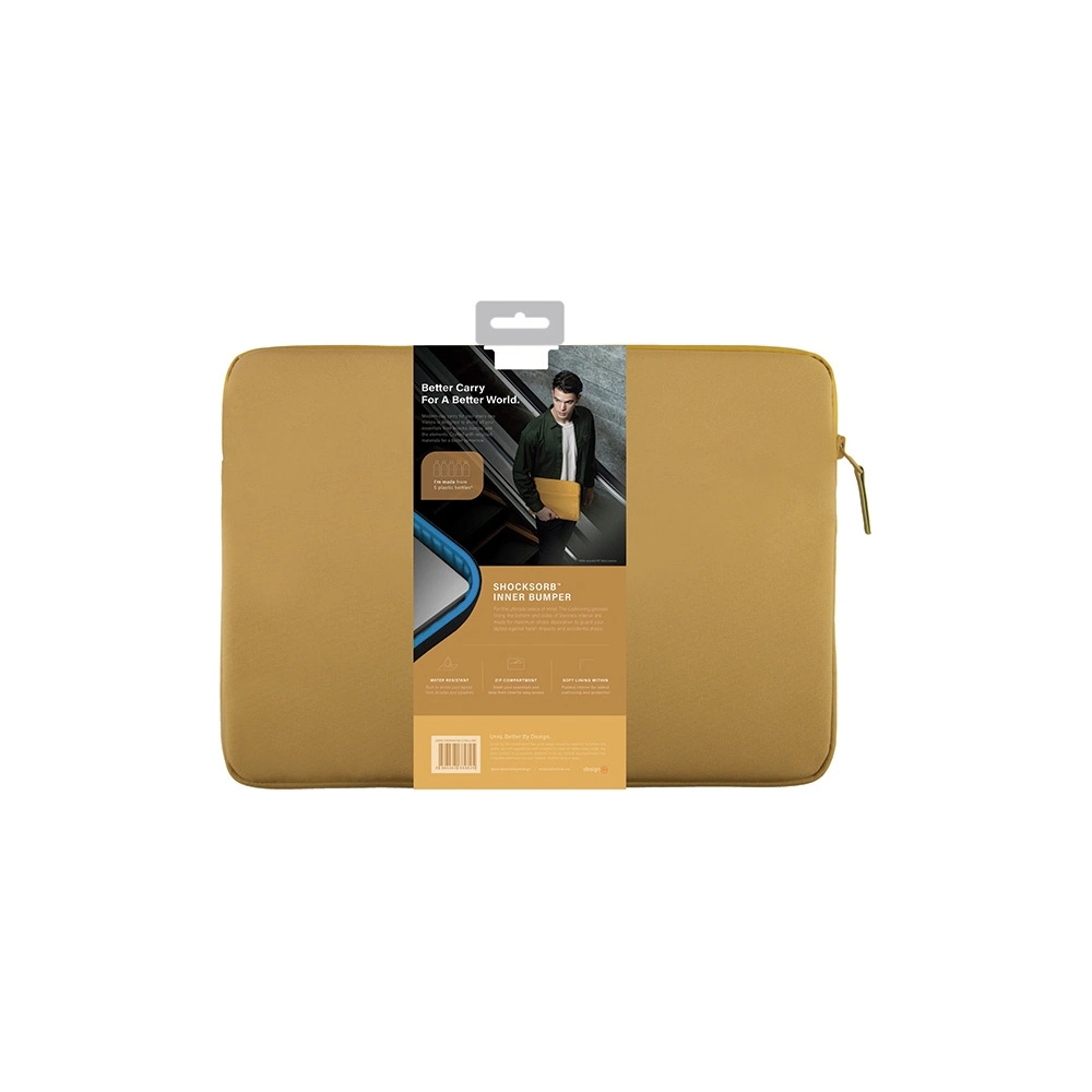 Hurtownia GSM - Etui UNIQ Vienna laptop Sleeve 14 cali Waterproof RPET zółty/canary yellow - UNIQ929 - {ean13} - Hurt