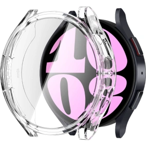 Hurtownia GSM - Etui Spigen Ultra Hybrid Samsung Galaxy Watch 6 40mm Crystal Clear - SPN2928 - {ean13} - Hurt