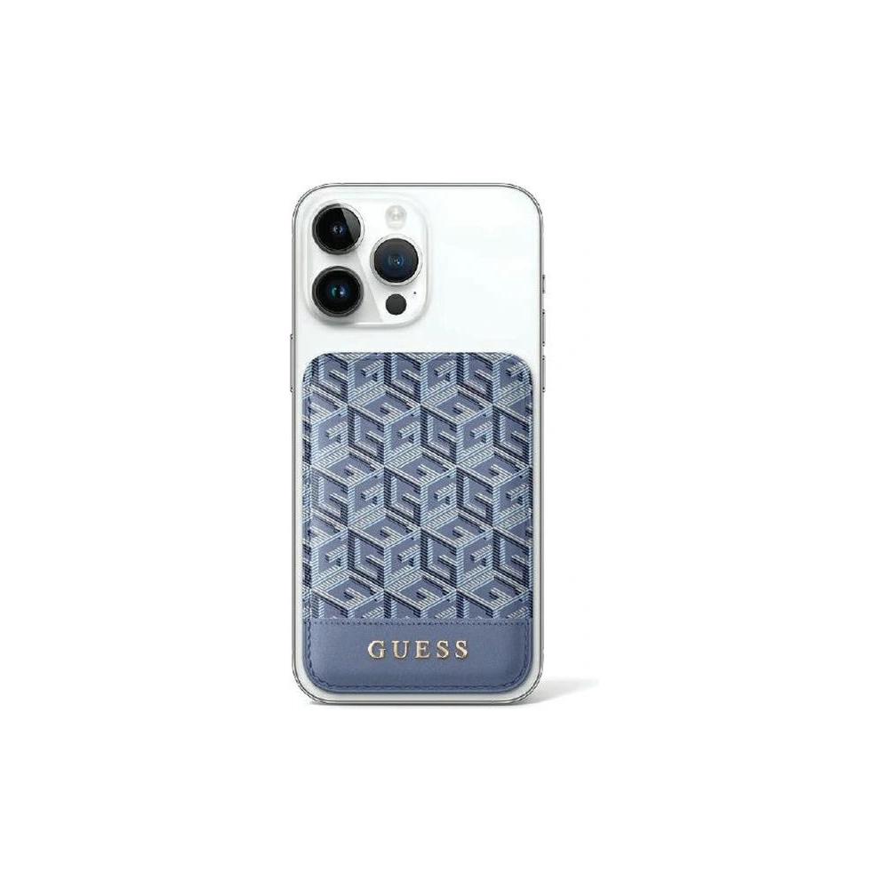 Hurtownia GSM - Kártyatartó Guess Wallet Kártyafoglalat GUWMSHGCFSEB MagSafe GCube kék/blue - GUE2707 - {ean13} - Hurt