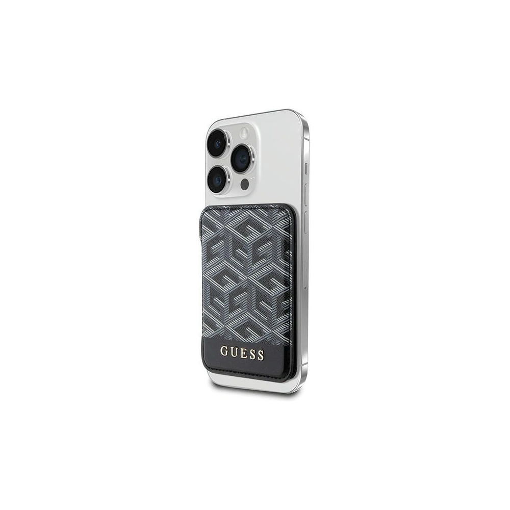 Hurtownia GSM - Kapsa na karty Guess Wallet Card Slot GUWMSHGCFSEK MagSafe GCube pruh černý/black - GUE2708 - {ean13} - Hurt