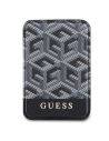 Hurtownia GSM - Kártyatartó Guess Wallet Card Slot GUWMSHGCFSEK MagSafe GCube csík fekete/black - GUE2708 - {ean13} - Hurt