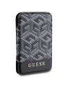 Hurtownia GSM - Kártyatartó Guess Wallet Card Slot GUWMSHGCFSEK MagSafe GCube csík fekete/black - GUE2708 - {ean13} - Hurt