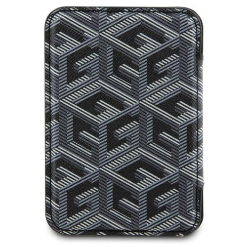 Kieszeń na karty Guess Wallet Card Slot GUWMSHGCFSEK MagSafe GCube stripe czarny/black