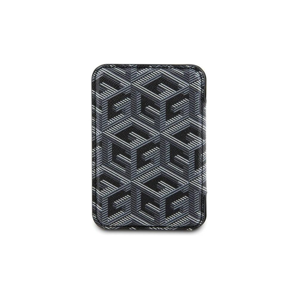 Hurtownia GSM - Kártyatartó Guess Wallet Card Slot GUWMSHGCFSEK MagSafe GCube csík fekete/black - GUE2708 - {ean13} - Hurt