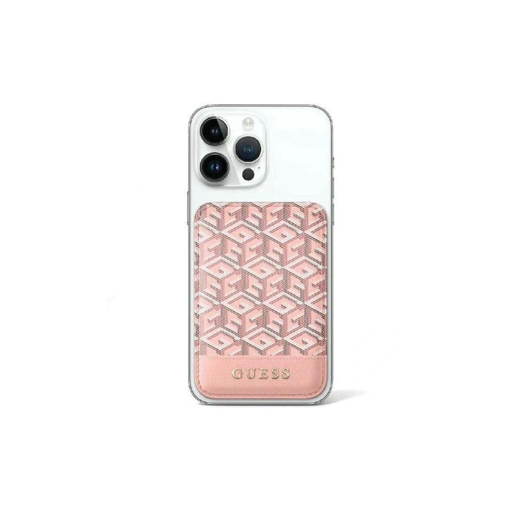 Hurtownia GSM - Kártyahely Guess Wallet Card Slot GUWMSHGCFSEP MagSafe GCube rózsaszín/pink - GUE2709 - {ean13} - Hurt