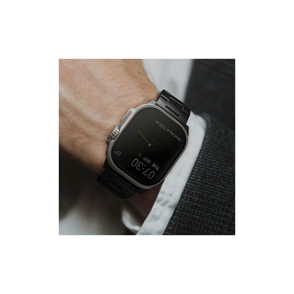 Hurtownia GSM - Pasek UNIQ Osta Apple Watch 4/5/6/7/SE/8/9/Ultra 44/45/49mm Nerezová ocel černý/midnight black - UNIQ931 - {ean13} - Hurt