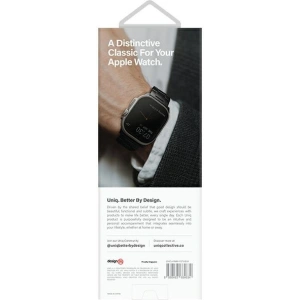 Hurtownia GSM - Pasek UNIQ Osta Apple Watch 4/5/6/7/SE/8/9/Ultra 44/45/49mm Nerezová ocel černý/midnight black - UNIQ931 - {ean13} - Hurt