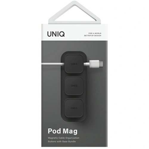 Organizer UNIQ Pod Mag do kabli + baza ciemnoszary/charcoal dark grey