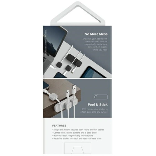 Organizer UNIQ Pod Mag do kabli + baza ciemnoszary/charcoal dark grey
