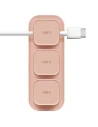 Organizer UNIQ Pod Mag für Kabel + Basis rosa/blush pink
