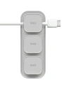 UNIQ Pod Mag to cables + base chalk grey