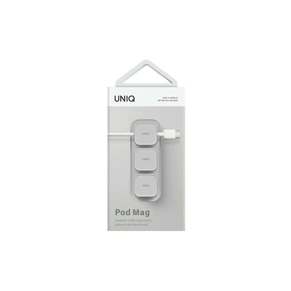 Hurtownia GSM - Organizer UNIQ Pod Mag pentru cabluri + bază gri/chalk grey - UNIQ935 - {ean13} - Hurt