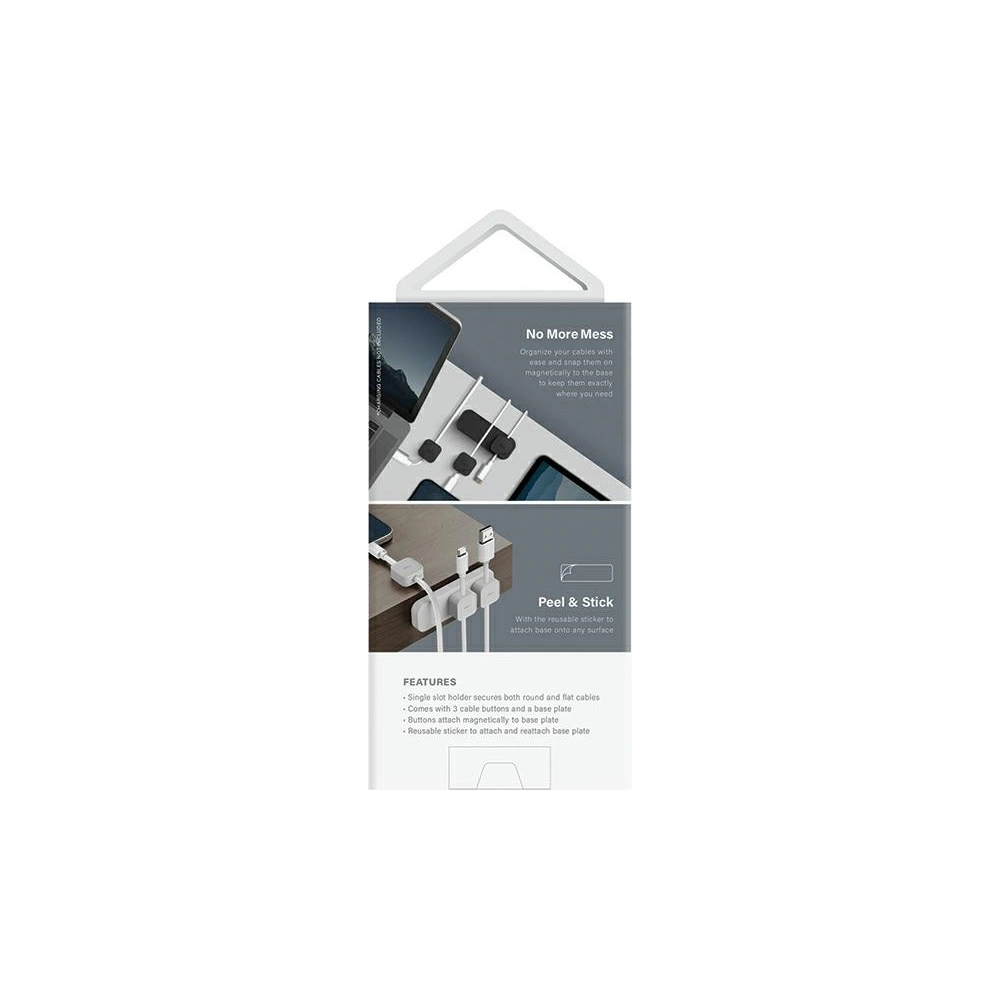 Hurtownia GSM - Organizer UNIQ Pod Mag pentru cabluri + bază gri/chalk grey - UNIQ935 - {ean13} - Hurt
