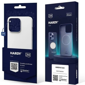 Hurtownia GSM - Etui 3MK Hardy Case Apple iPhone 15 Pro Max MagSafe srebrno-biały/silver-white - 3MK5145 - {ean13} - Hurt