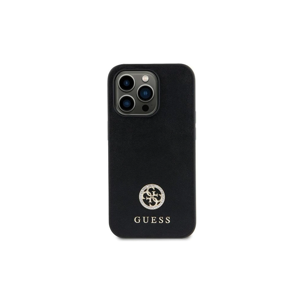 Hurtownia GSM - Etui Guess GUHCN61PS4DGPK Apple iPhone 11/XR hardcase Strass Metal Logo negru/black - GUE2711 - {ean13} - Hurt