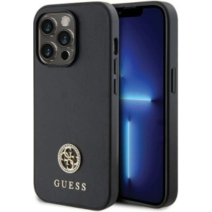 Etui Guess GUHCP13LPS4DGPK Apple iPhone 13 Pro hardcase Strass Metal Logo czarny/black