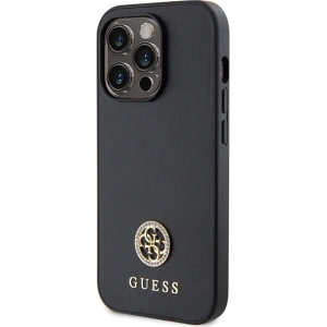 Etui Guess GUHCP13LPS4DGPK Apple iPhone 13 Pro hardcase Strass Metal Logo czarny/black