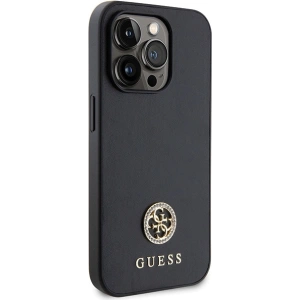 Etui Guess GUHCP13LPS4DGPK Apple iPhone 13 Pro hardcase Strass Metal Logo czarny/black