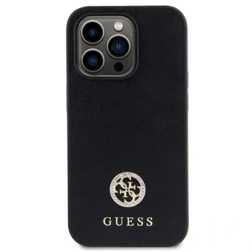 Etui Guess GUHCP13XPS4DGPK Apple iPhone 13 Pro Max hardcase Strass Metal Logo czarny/black