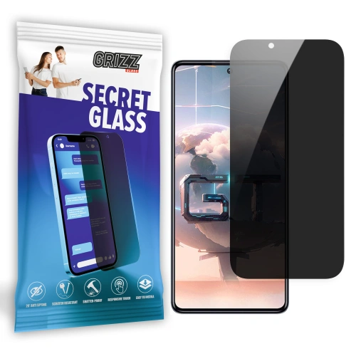 Matowe szkło prywatyzujące GrizzGlass SecretGlass do Infinix GT 10 Pro