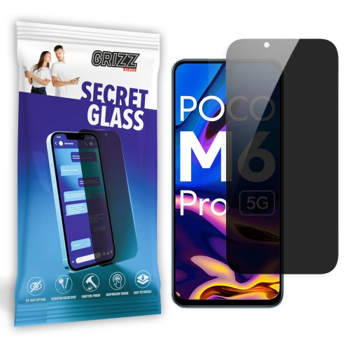Szkło prywatyzujące GrizzGlass SecretGlass do Xiaomi POCO M6 Pro 5G - POCO M6 Pro 5G - GrizzGlass