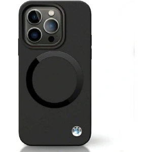 Etui BMW BMHMP14SSILBK2 Apple iPhone 14 Signature Liquid Silicone MagSafe czarny/black