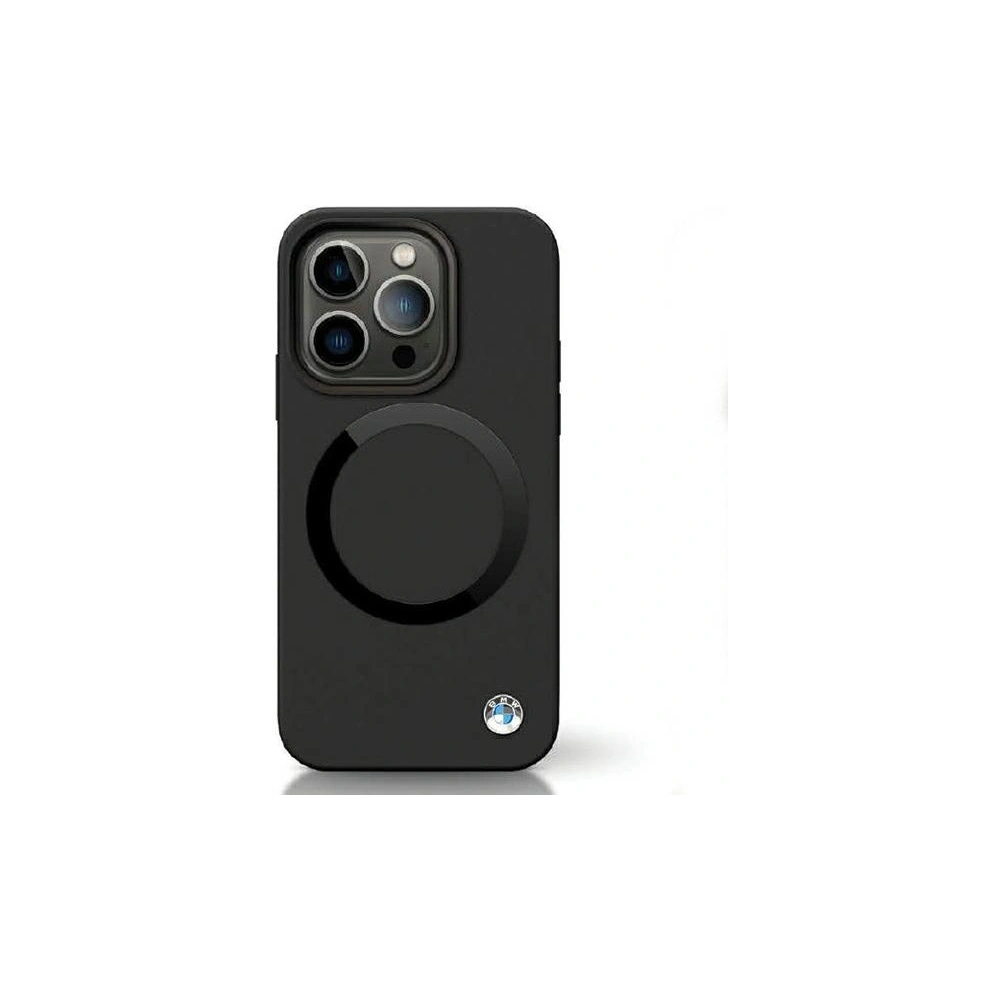 Hurtownia GSM - Etui BMW BMHMP14SSILBK2 Apple iPhone 14 Signature Liquid Silicone MagSafe černé/black - BMW491 - {ean13} - Hurt