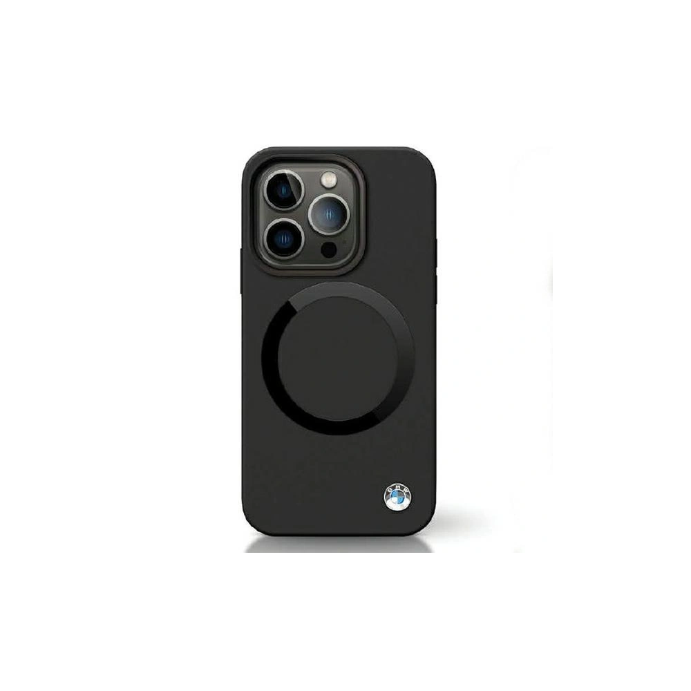 Hurtownia GSM - Etui BMW BMHMP14XSILBK2 Apple iPhone 14 Pro Max Signature Liquid Silicone MagSafe schwarz/black - BMW492 - {ean13} - Hurt