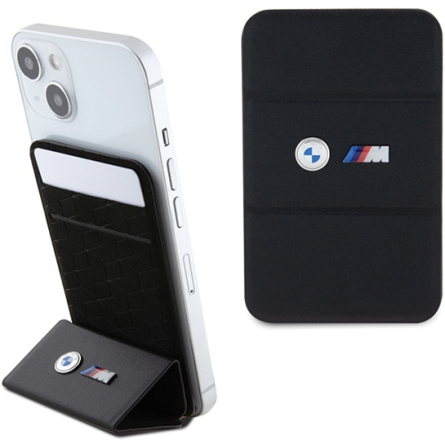 Hurtownia BMW - 3666339170080 - BMW493 - Kieszeń na karty BMW Wallet Card Slot Stand BMWCSMMPGK MagSafe M Edition Collection czarny/black - B2B homescreen