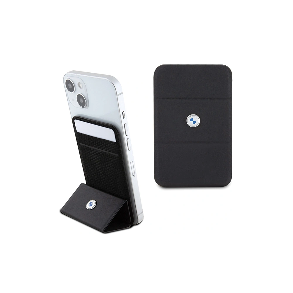Hurtownia GSM - Kártyatartó BMW Wallet Card Slot Stand BMWCSMRSK MagSafe Signature Collection fekete/black - BMW494 - {ean13} - Hurt