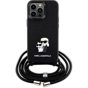 Hurtownia GSM - Etui Karl Lagerfeld KLHCP13LSAKCPSK Apple iPhone 13/13 Pro Hardcase Crossbody Saffiano Metal Pin schwarz/black - KLD1618 - {ean13} - Hurt
